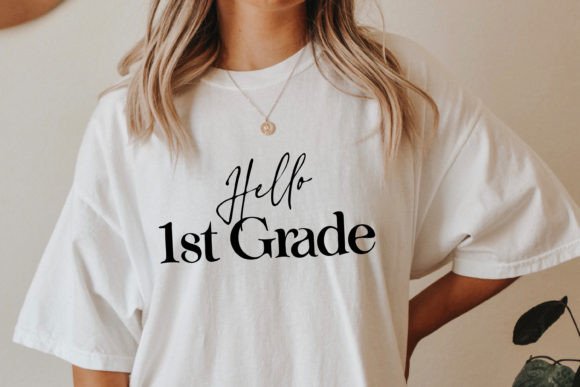 1st Grade Svg Teacher Back to School Png Graphics