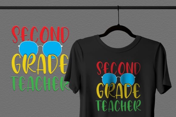 2nd Second Grade Teacher Back to School Graphics