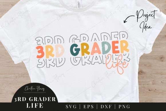3rd Grader Life SVG - Back to School Graphics