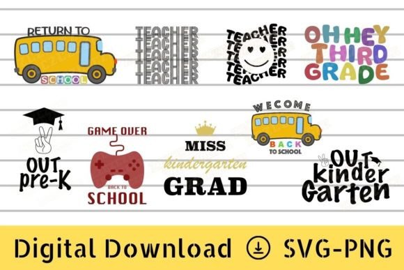About Back to School Bundle Graphic