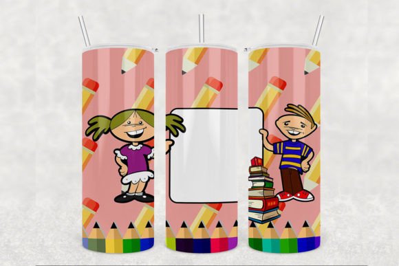Back to School 20 Oz Skinny Tumbler: Graphics & Crafts