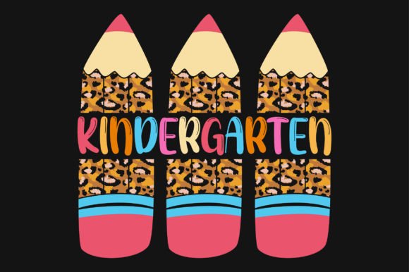 Back to School Kindergarten Sublimation Graphics