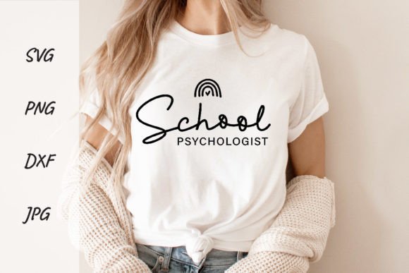 Back to School Psychologist Sublimation Graphics