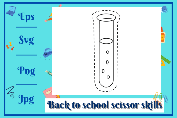 Back to School Scissor Skills Graphics