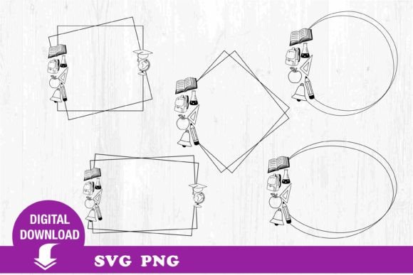 Back to School Svg Bundle. School. Graphics and Print Templates