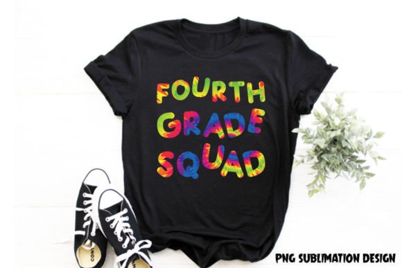 Fourth Grade Squad Back to School PNG