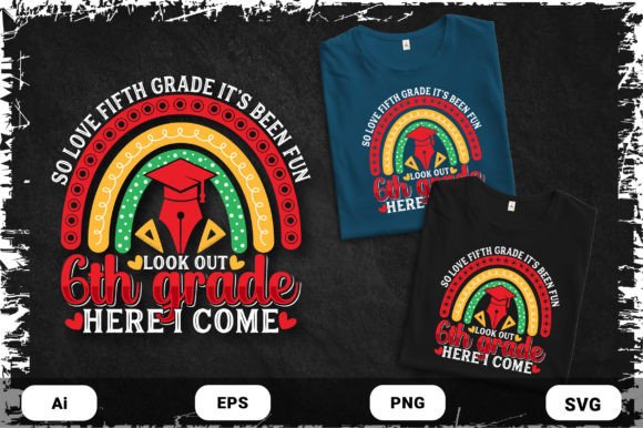 Graduation Back to School Tshirt Design: Graphics and Print Templates