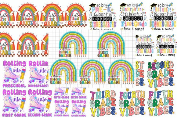 Happy Hello Back to School Bundle: Graphics & Crafts for Small Business