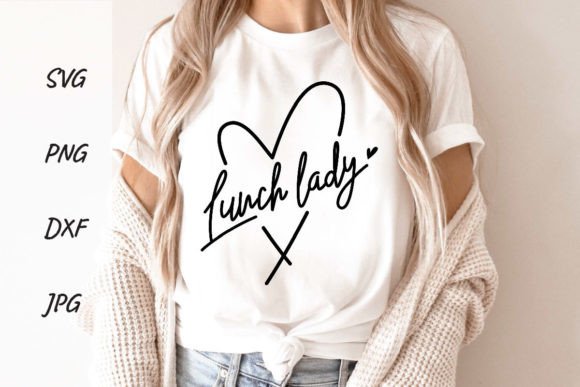 Lunch Lady Back to School Sublimation Graphics