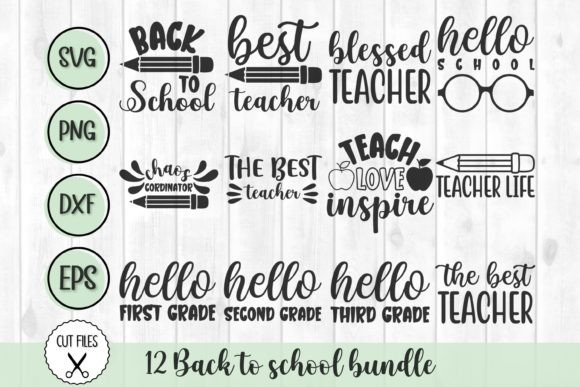 School Svg, Back to School Svg, Teacher