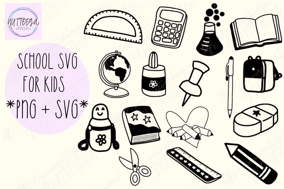 School Svg for Kids, Back to School Svg
