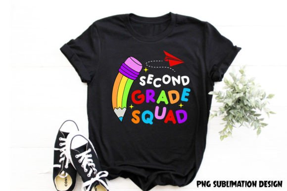 Second Grade Squad Back to School PNG