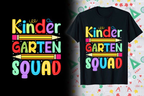 Squad Back to School T Shirt Design