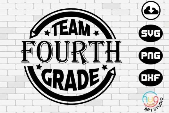 Team Fourth Grade Graphics T-Shirt Designs
