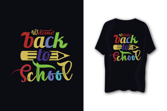 Welcome Back to School T-shirt Design 2